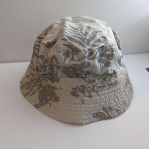 Floral bucket hat, one size, can be reversed